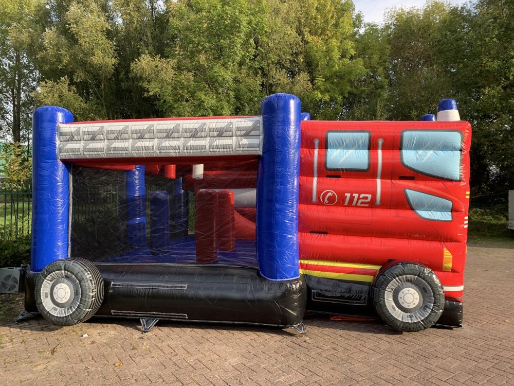 Springkussen Multiplay Brandweer Links - Jump Factory