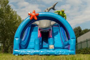 Rutsche Doppelt Hai aufblasbar kaufen 9