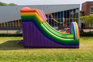 Aufblasbare Rutsche Doppelt Regenbogen kaufen 5