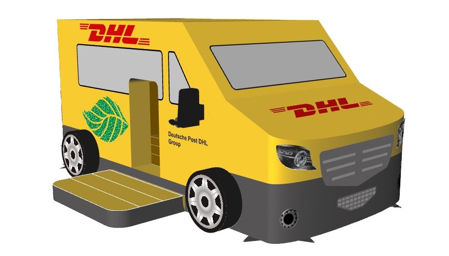 Springkussen design op maat DHL