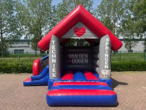 Mini Hüpfburg mit Rutsche für Fa. van den Hoogen I